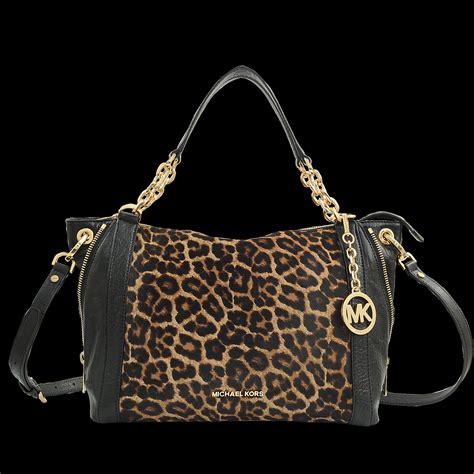 michael kors black leopard bag nordstrom|Michael Kors leopard handbags.